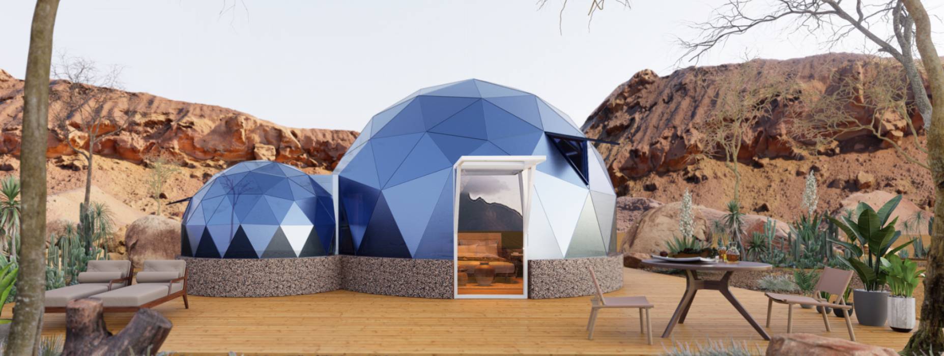 丰镇市球形智能光伏玻璃星空房